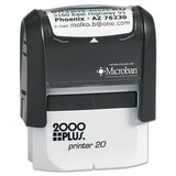 COSCO 2000PLUS® Self-Inking Custom Message Stamp, 0.25 x 1.38 (COS1SI20P) Each