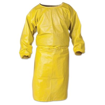 Ansell A70 Chemical Spray Protection Smocks, 52 in, Polypropylene, Yellow (412-09830) 25 EA / CA