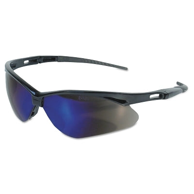 Ansell V30 Nemesis™ Safety Glasses, Blue Mirror, Polycarbonate Lens, Mirror, Black Frame/Temple, Nylon (412-14481) 1 Pair
