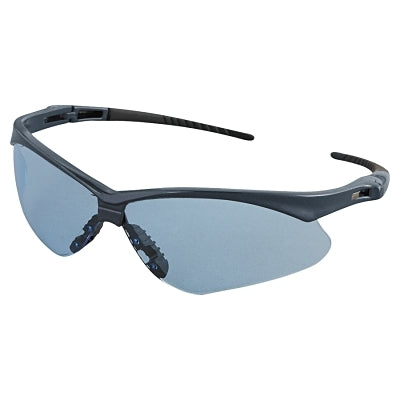 Ansell V30 Nemesis™ Safety Glasses, Light Blue, Polycarbonate Lens, Uncoated, Blue Frame, Black Temples, Nylon (412-19639) 1 Pair