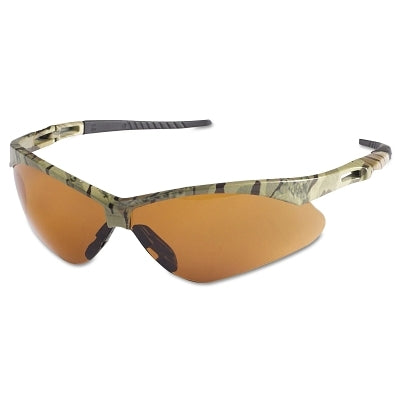 Ansell V30 Nemesis™ Safety Glasses, Bronze, Polycarbonate Lens, Uncoated, Camouflage Frame/Temples, Nylon (412-19644) 1 Pair