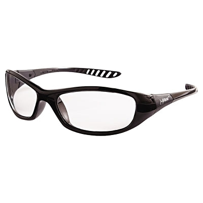 Kimberly-Clark V40 Hellraiser™ Safety Glasses, Clear Polycarbonate Lens, Uncoated, Black, Nylon (412-20539) Each