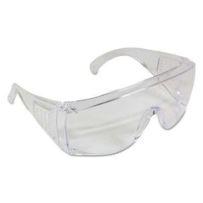 Ansell Unispec II Safety Eyewear, Clear Lens, Uncoated, Clear Frame (412-25646) Each
