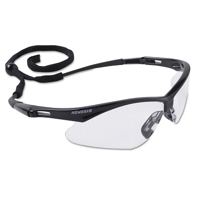 Ansell V30 Nemesis™ Safety Glasses, Clear, Polycarbonate Lens, Anti-Fog, Black Frame/Temples, Nylon (412-25679) 1 Pair