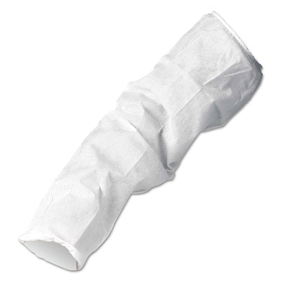 Ansell A20 Breathable Sleeve Protectors, 21 in, Elastic Top, White (412-36870) 200 EA / CA