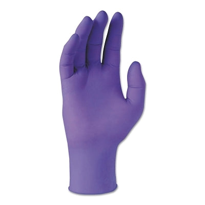 Kimberly-Clark Purple Nitrile™ Exam Gloves, Beaded Cuff, Unlined, X-Small (412-55080) 1 / BX