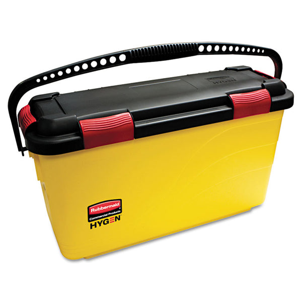 Rubbermaid® Commercial HYGEN™ HYGEN Charging Bucket, 6.8 gal, Yellow (RCPQ95088YW)