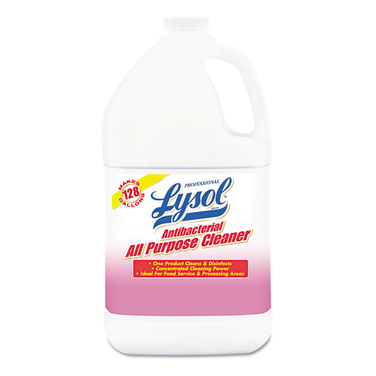 Professional LYSOL® Brand Antibacterial All-Purpose Cleaner Concentrate, 1 gal Bottle, 4/Carton (RAC74392)