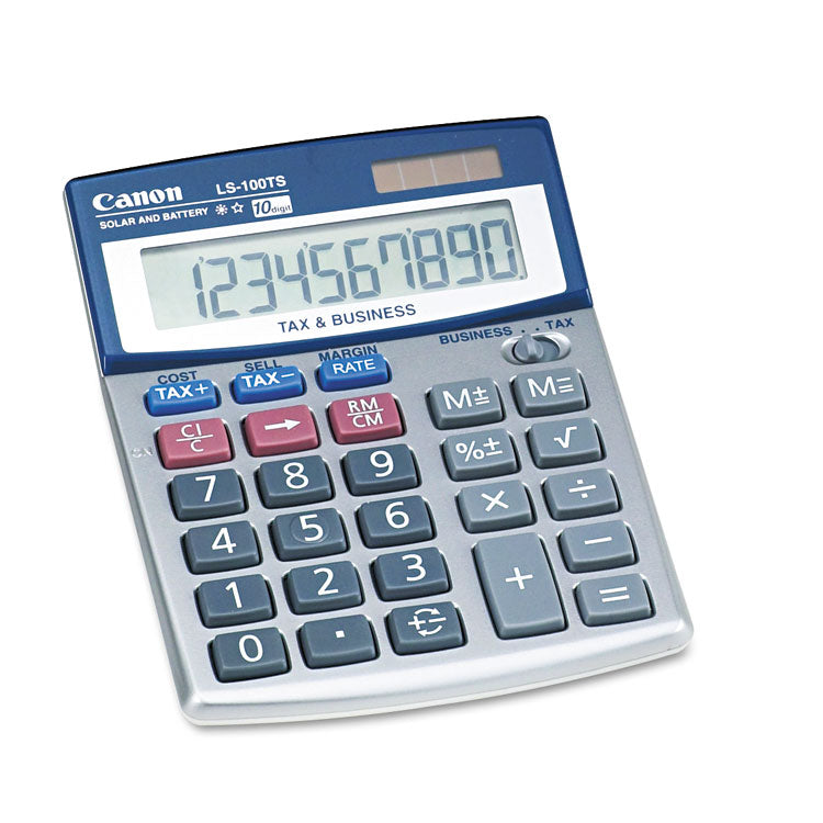 Canon® LS-100TS Portable Business Calculator, 10-Digit LCD (CNM5936A028AA)