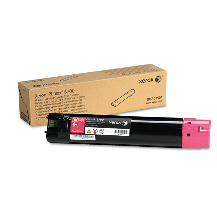 Xerox® 106R01504 Toner, 5,000 Page-Yield, Magenta (XER106R01504)