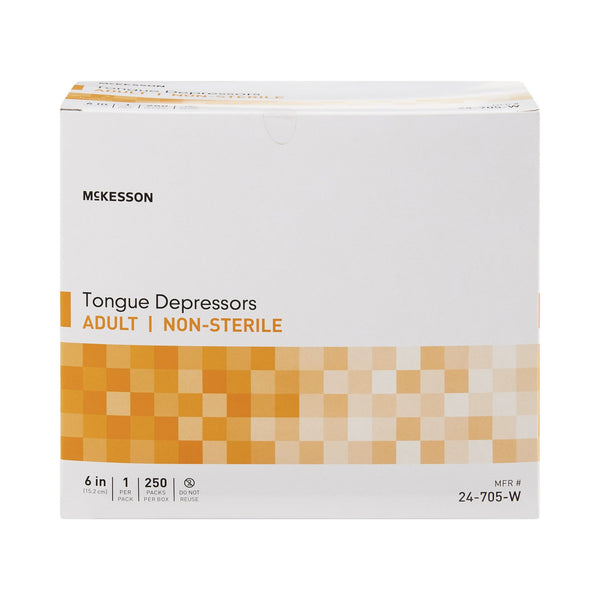 McKesson Tongue Depressor 6 Inch Length Wood Senior (508718_CS) 10/CS