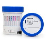 McKesson Drugs of Abuse Test Kit AMP, BAR, BZO, COC, mAMP/MET, MDMA, MOP300, MTD, OXY, PCP, TCA, THC (OX, pH, SG) 25 Tests CLIA Waived (1101520_CS) 100/CS