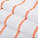 Hospeco® Las Rayas Beach Towel 30x60 Orange, 4/Pack (HOSBT-HS3060-15OR) Pack of 4
