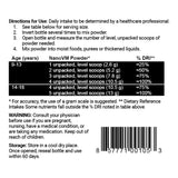 NanoVM® 9 - 18 Years Pediatric Oral Supplement Unflavored 275 Gram Jar Powder Vitamins / Minerals Food Allergies (971490_EA) 1/EA