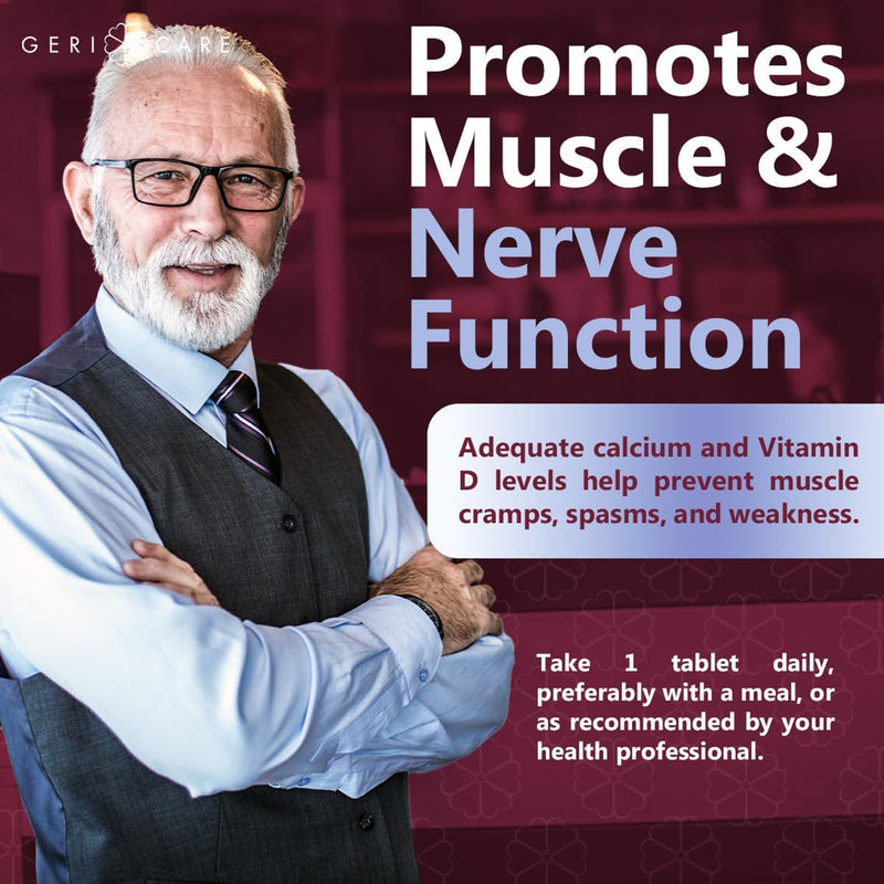 Geri-Care® Vitamin Supplement Vitamin D3 400 IU Strength Tablet 100 per Bottle (682942_CS) 12/CS