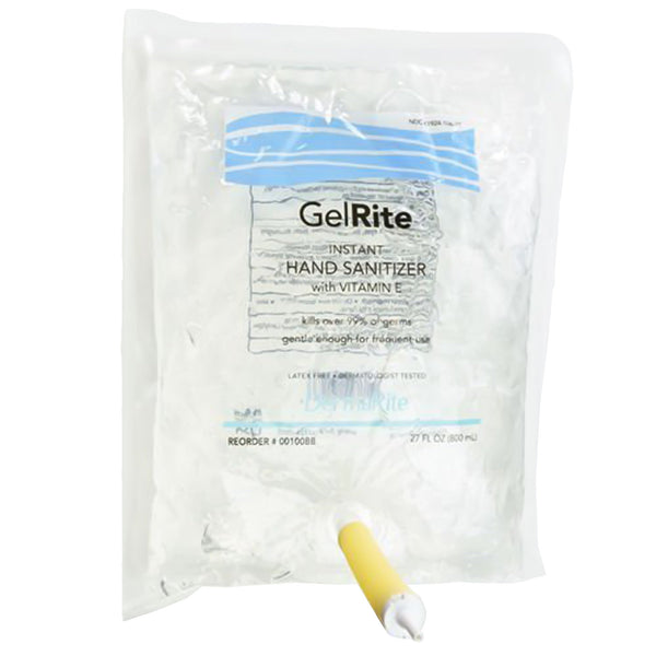 GelRite® Hand Sanitizer 800 mL Ethyl Alcohol Gel Dispenser Refill Bag (861143_EA) 1/EA