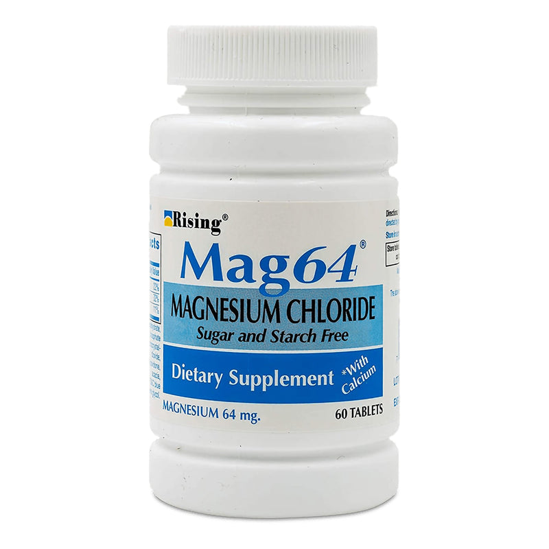 Mag 64™ Mineral Supplement Magnesium Chloride 64 mg Strength Tablet 60 per Bottle (580885_BT) 1/BT