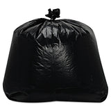 Trinity Plastics Low-Density Can Liners, 56 gal, 1.6 mil, 43" x 47", Black, 100/Carton (TRNML4347X) Case of 100