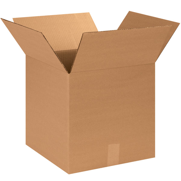 Corrugated Boxes, 14" x 14" x 14", Kraft, 25/Bundle (141414) Bundle Of 25
