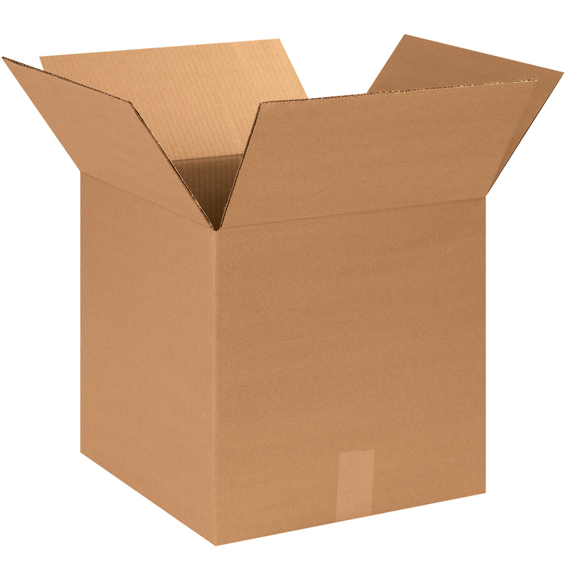 Corrugated Boxes, 14" x 14" x 14", Kraft, 25/Bundle (141414) Bundle Of 25