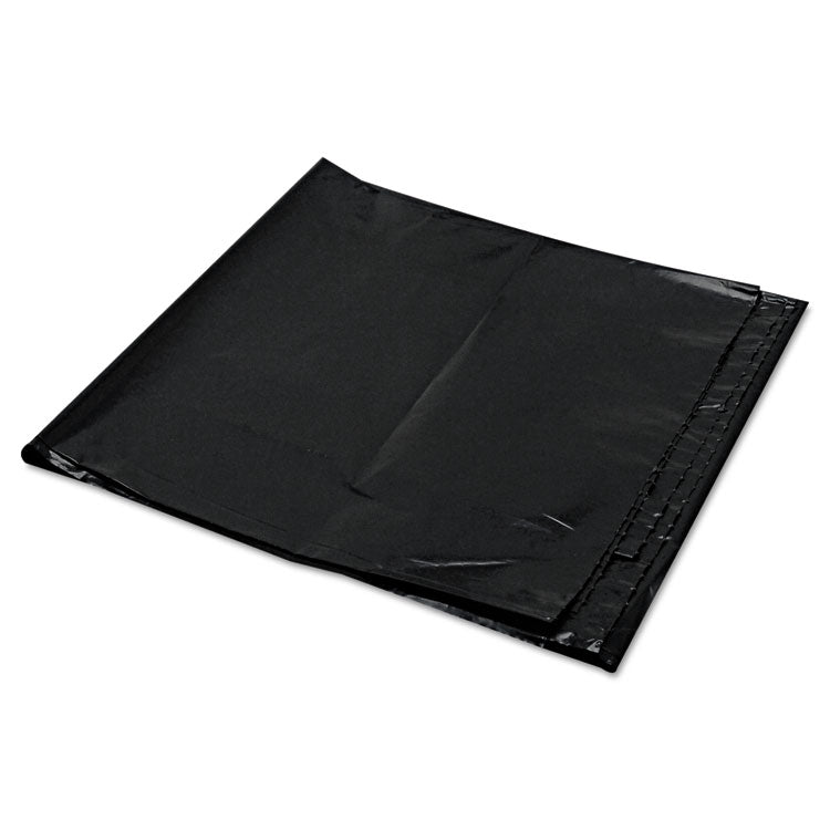 Trinity Plastics Low-Density Can Liners, 56 gal, 1.6 mil, 43" x 47", Black, 100/Carton (TRNML4347X) Case of 100