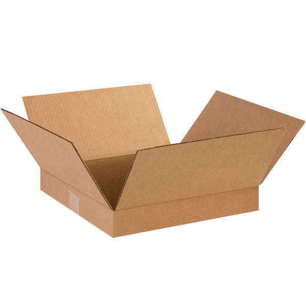 14 x 14 x 2" Flat Corrugated Boxes (14142) Bundle Of 25
