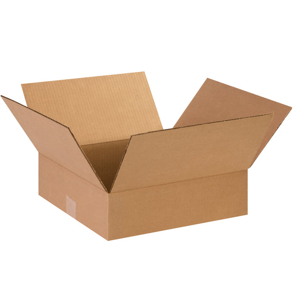 14 x 14 x 4" Flat Corrugated Boxes (14144) Bundle Of 25