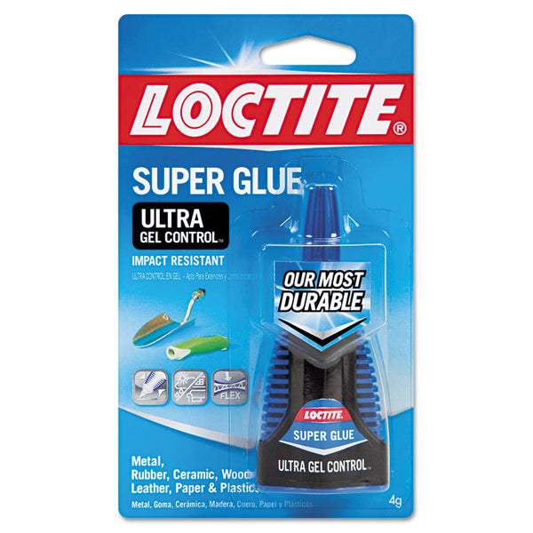 Loctite® Ultra Gel Control Super Glue, 0.14 oz, Dries Clear (LOC1363589) Each