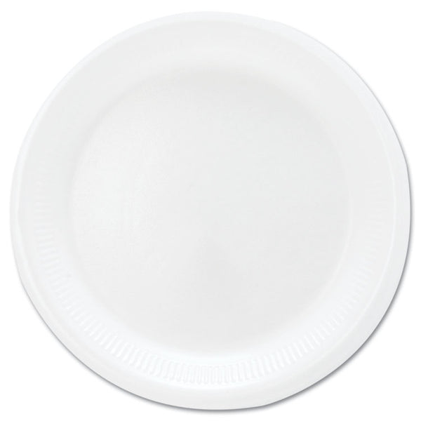 Dart® Mediumweight Foam Dinnerware, Plates, 6" dia, White, 125/Pack (DCC6PWQRPK) Pack of 125