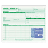 TOPS™ Employee's Record File Folder, Straight Tabs, Letter Size, Index Stock, Green, 20/Pack (TOP3287) Pack of 20