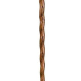 Brazos™ Twisted Fitness Walker Walking Stick Wood 55 Inch Height Brown (1229038_EA) 1/EA