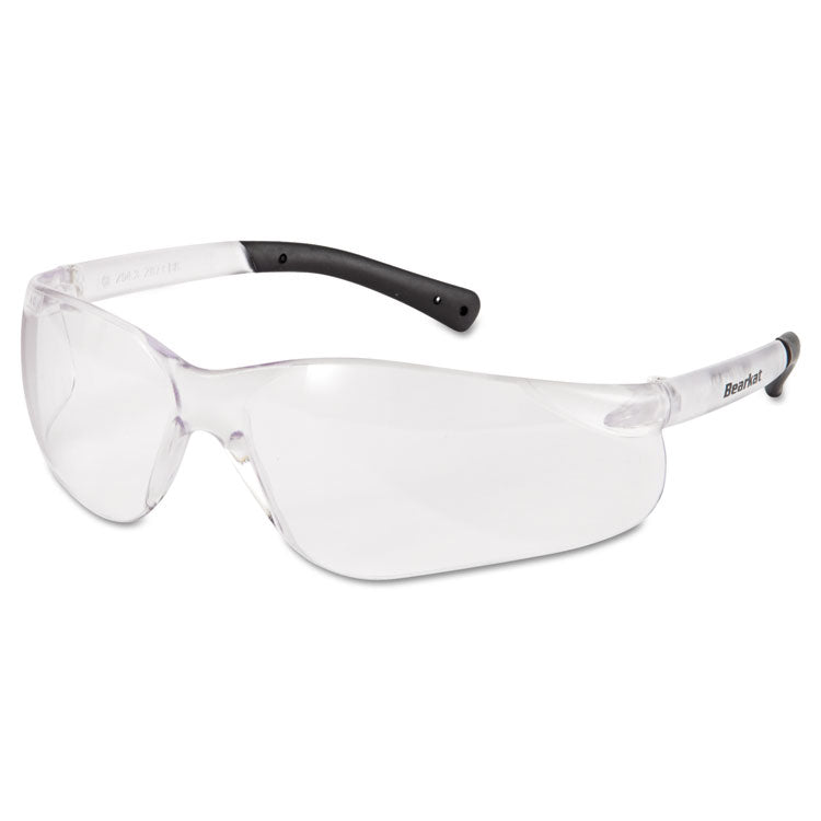 MCR™ Safety BearKat Safety Glasses, Frost Frame, Clear Lens, 12/Box (CRWBK110AFBX)