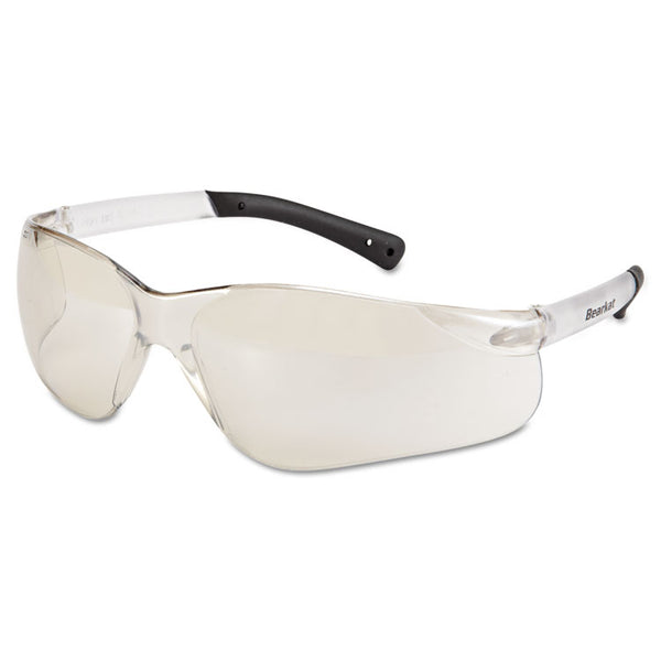 MCR™ Safety BearKat Safety Glasses, Frost Frame, Clear Mirror Lens (CRWBK119) 1 Pair