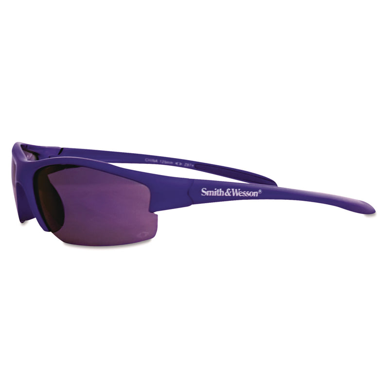 Smith & Wesson® Equalizer Safety Eyewear, Blue Frame, Blue Mirror Lens (ANS21301) Each