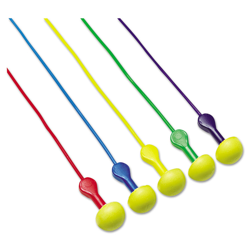 3M™ E-A-R™ Express™ Pod Plugs™ Earplug, Polyurethane, Blue/Yellow, Corded (MMM3111115) 100 Pairs
