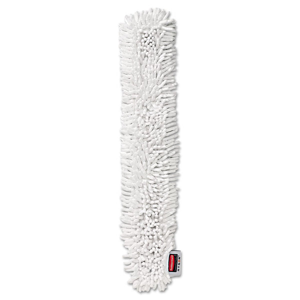 Rubbermaid® Commercial HYGEN™ HYGEN Quick-Connect Microfiber Dusting Wand Sleeve, White, 6/Carton (RCPQ853WHI)