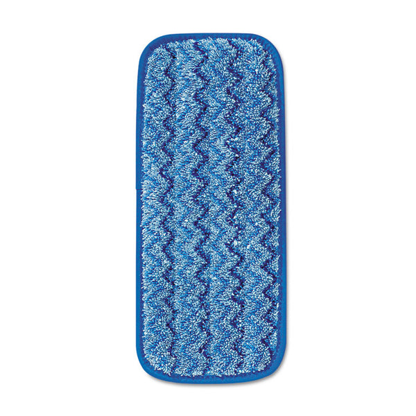 Rubbermaid® Commercial Microfiber Wall/Stair Wet Mopping Pad, 13.75 x 5.5 x 0.5, Blue (RCPQ820BLU) Each