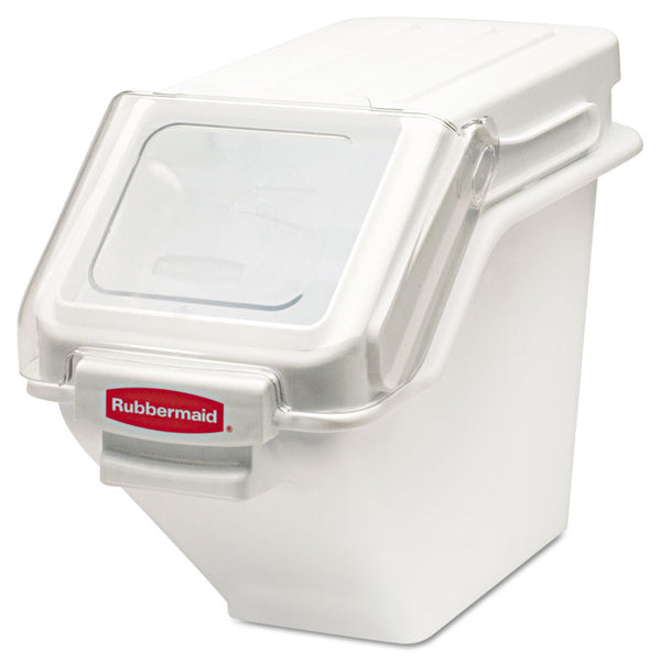 Rubbermaid® Commercial ProSave Shelf Ingredient Bins, 5.4 gal, 11.5 x 23.5 x 16.88, White, Plastic (RCP9G57WHI)