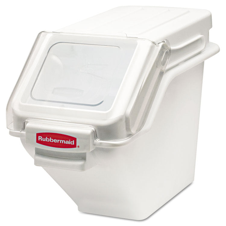 Rubbermaid® Commercial ProSave Shelf Ingredient Bins, 5.4 gal, 11.5 x 23.5 x 16.88, White, Plastic (RCP9G57WHI) Each