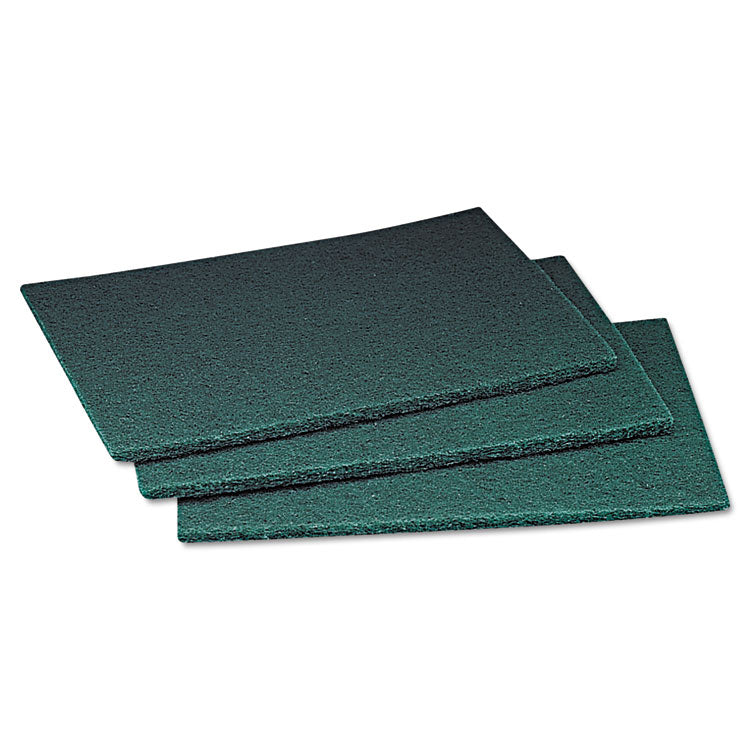 Scotch-Brite™ PROFESSIONAL Commercial Scouring Pad, 6 x 9, Green, 20 Pads/Box, 3 Boxes/Carton (MMM08293) Case of 60