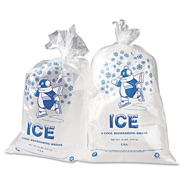 Inteplast Group Ice Bags, 1.5 mil, 11" x 20", Clear, 1,000/Carton (IBSIC1120)
