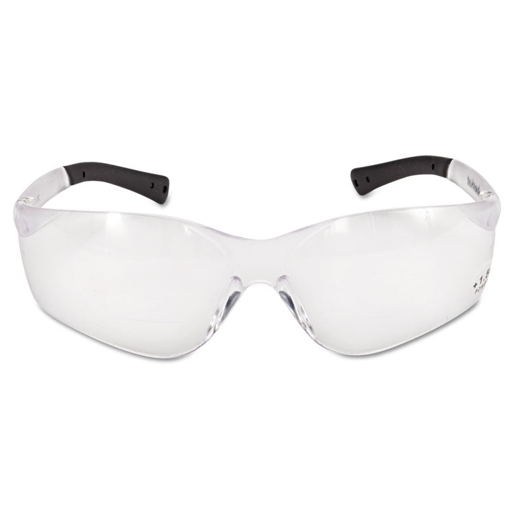 MCR™ Safety BearKat Magnifier Safety Glasses, Clear Frame, Clear Lens (CRWBKH15)