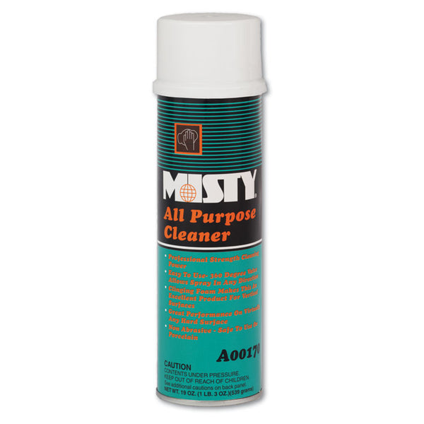 Misty® All-Purpose Cleaner, Mint Scent, 19 oz Aerosol Spray, 12/Carton (AMR1001592)