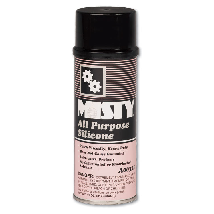 Misty® All-Purpose Silicone Spray Lubricant, 11 oz Aerosol Can, 12/Carton (AMR1002092)