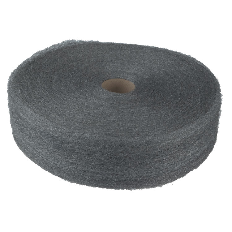 GMT Industrial-Quality Steel Wool Reel, #3 Coarse, 5 lb Reel, Steel Gray, 6/Carton (GMA105046)