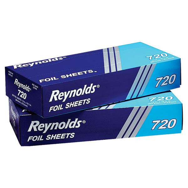 Reynolds Wrap® Pop-Up Interfolded Aluminum Foil Sheets, 12 x 10.75, Silver, 200/Box, 12 Boxes/Carton (RFP720)