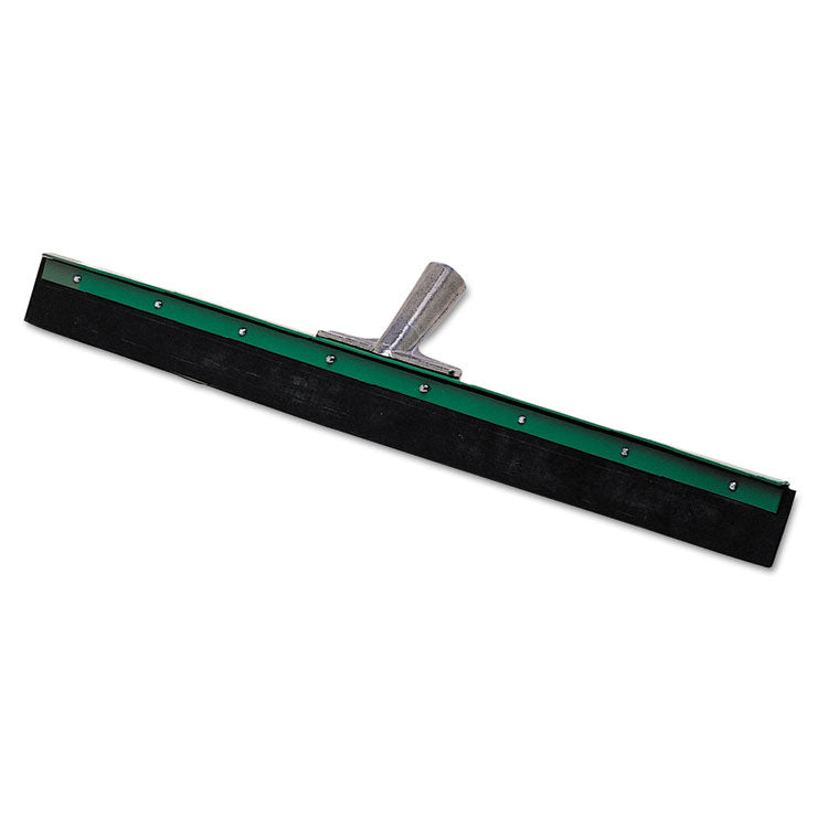 Unger® Aquadozer Heavy-Duty Floor Squeegee, Straight, For Use With: AL14T, 18" Wide Blade, Black/Green (UNGFP45) Each