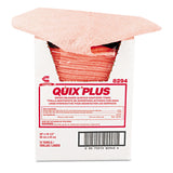 Chix® Quix Plus Cleaning and Sanitizing Towels, 13.5 x 20, Pink, 72/Carton (CHI8294) 2 Boxes of 36