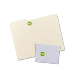 Avery® Printable Self-Adhesive Removable Color-Coding Labels, 1.25" dia, Neon Green, 8/Sheet, 50 Sheets/Pack, (5498) (AVE05498) Pack of 400