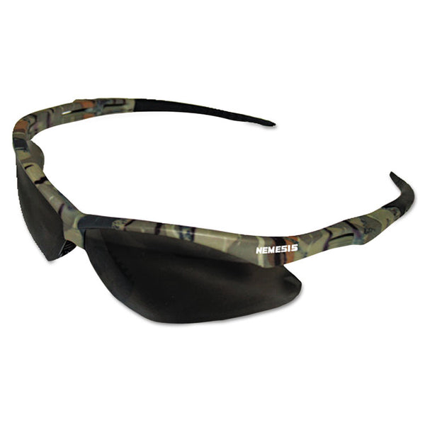 KleenGuard™ Nemesis Safety Glasses, Camo Frame, Smoke Anti-Fog Lens (KCC22609)